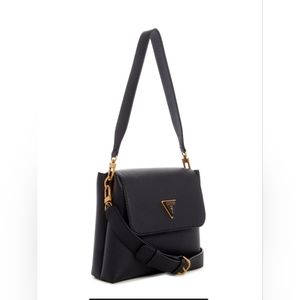 GUESS Black Leather Purse - Downtown Chic